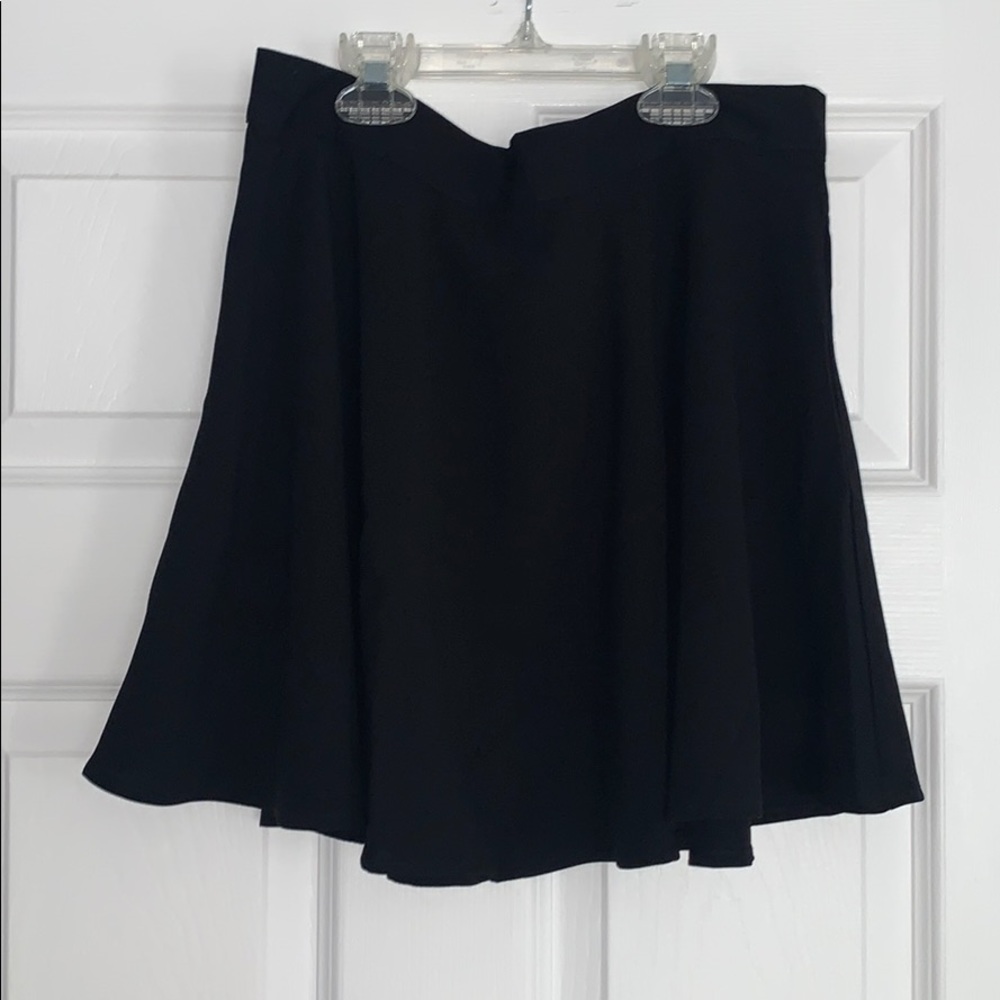 Forever 21 Black Hoop Miniskirt